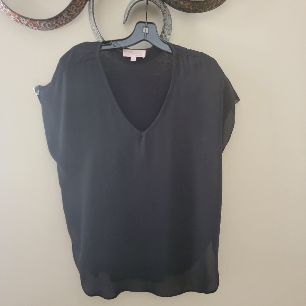 Philosophy Black Women's Top